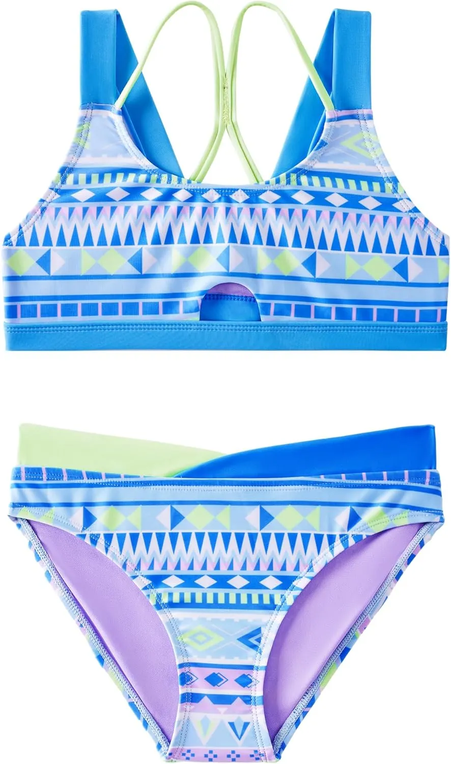 Angel season Girls Girls Tankini Swimsuit Two Piece Tankinis for Tween Bathing Suit Juniors Modest Swimwear with UPF 50 