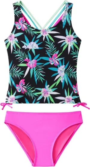 Angel season Girls Girls Tankini Swimsuit Two Piece Tankinis for Tween Bathing Suit Juniors Modest Swimwear with UPF 50 