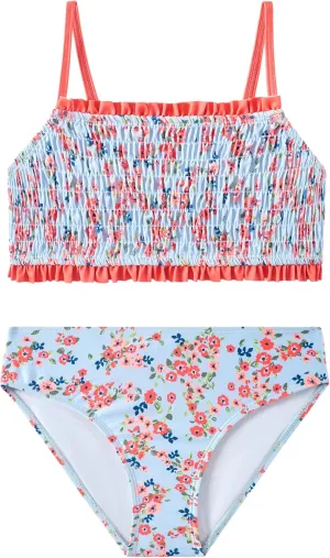 Angel season Girls Swimsuit Bikini Set Two Piece Tankini Bathing Suit Teens High Waisted Beach Swimwear Cute Size 7-14