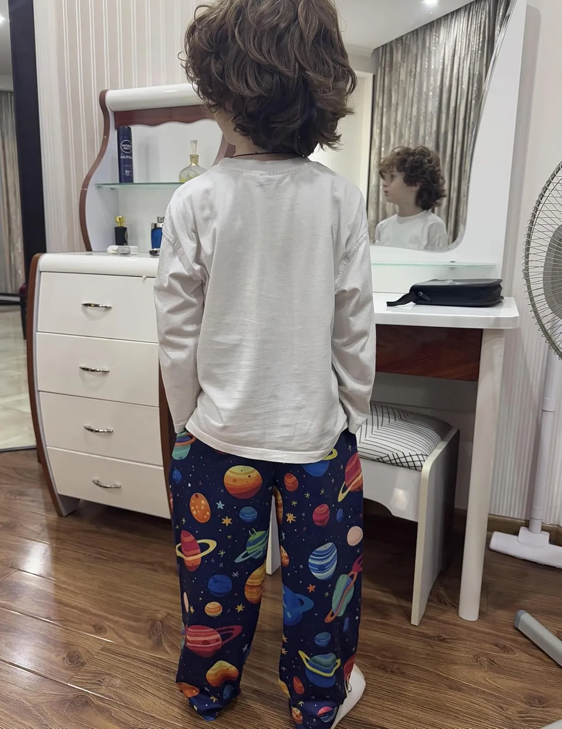 Arshiner Boys Pajama Pants Long Sleep Plaid Pants Soft Lounge Pj Bottoms with Pockets
