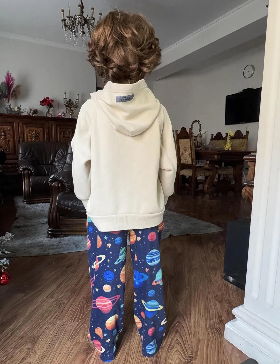 Arshiner Boys Pajama Pants Long Sleep Plaid Pants Soft Lounge Pj Bottoms with Pockets