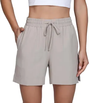 Blaosn Flowy Athletic Shorts for Women Gym Workout Running Golf Hiking Quick Dry with Pockets Casual Summer Beach Outfits