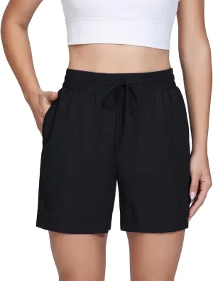 Blaosn Flowy Athletic Shorts for Women Gym Workout Running Golf Hiking Quick Dry with Pockets Casual Summer Beach Outfits