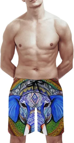 Boys Big & Tall Cargo Short Board Shorts Basic Beachwear with Pockets