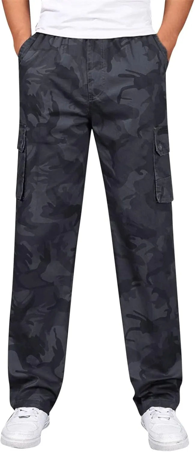 Cargo Pants for Men Relaxed Fit Tapered Sweatpant Casual Athletics Jogger Mens Casual Pants Mens Lounge Pants Fashion