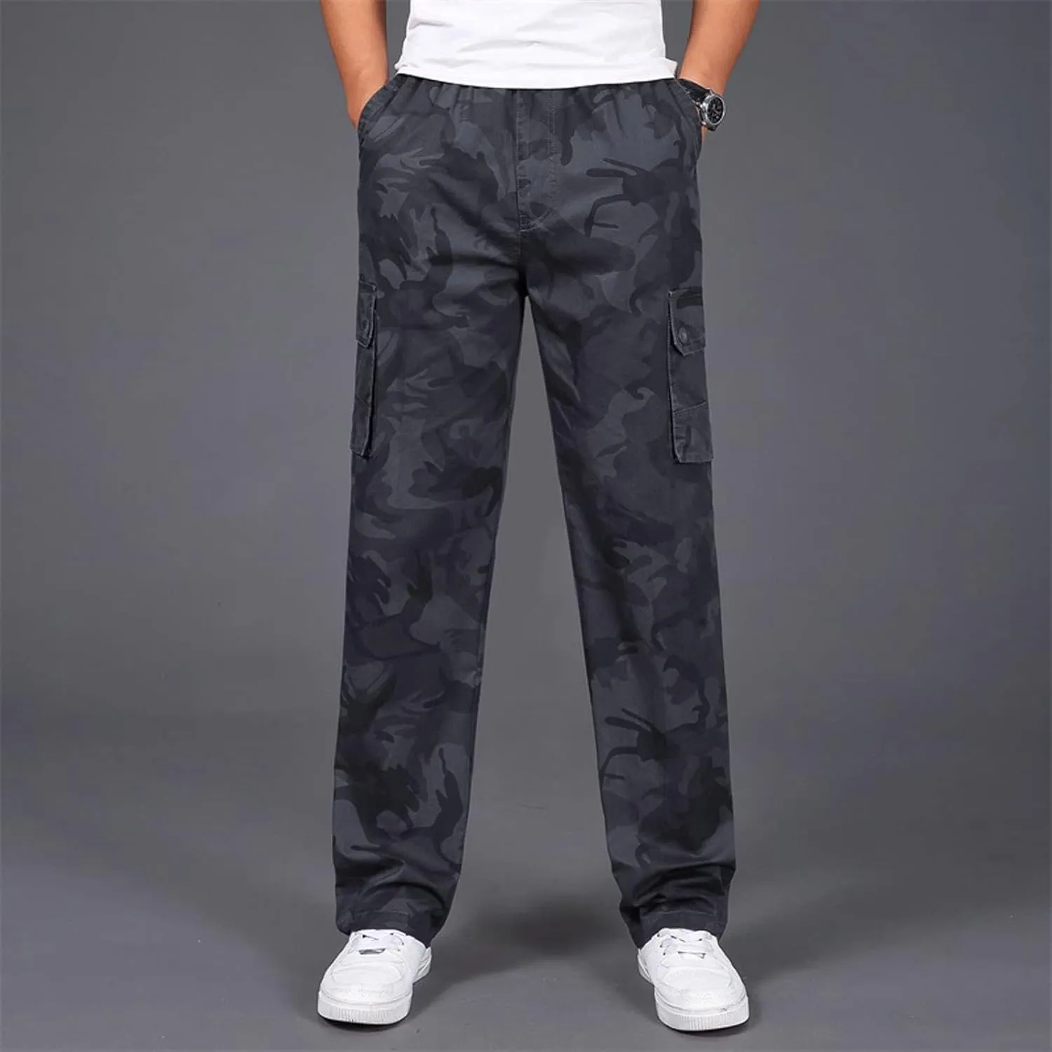Cargo Pants for Men Relaxed Fit Tapered Sweatpant Casual Athletics Jogger Mens Casual Pants Mens Lounge Pants Fashion