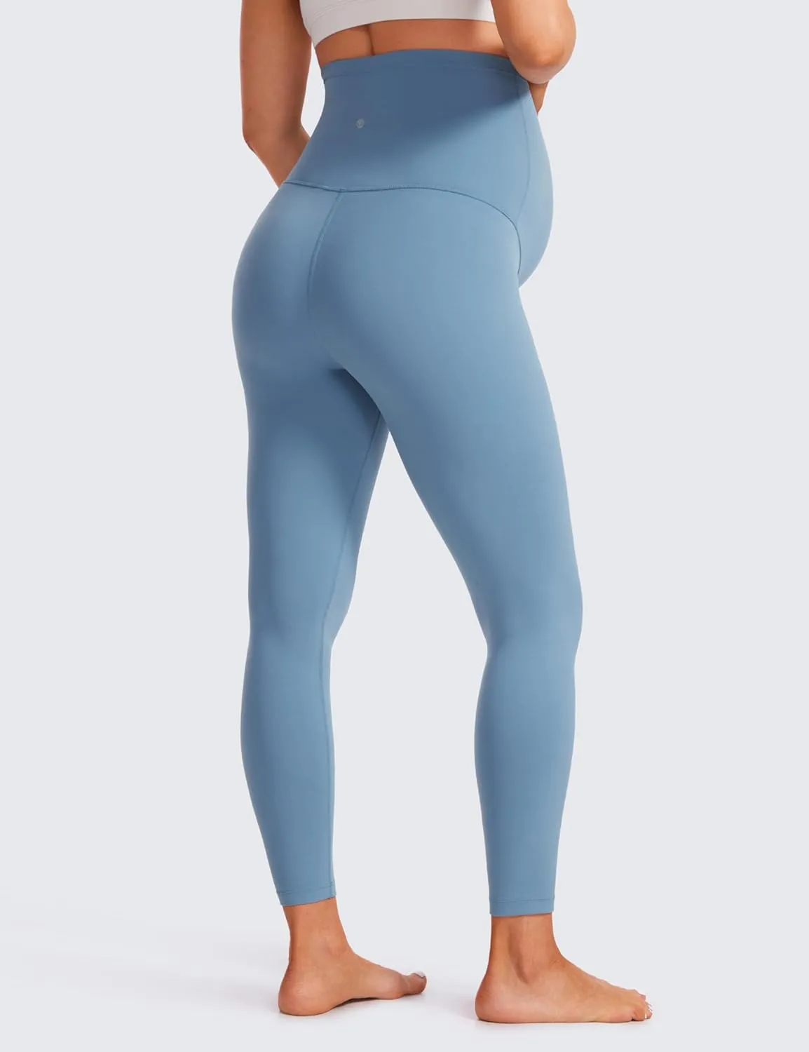 CRZ YOGA Womens Butterluxe Maternity Leggings Over The Belly 25" - Buttery Soft Workout Activewear Yoga Pregnancy Pants