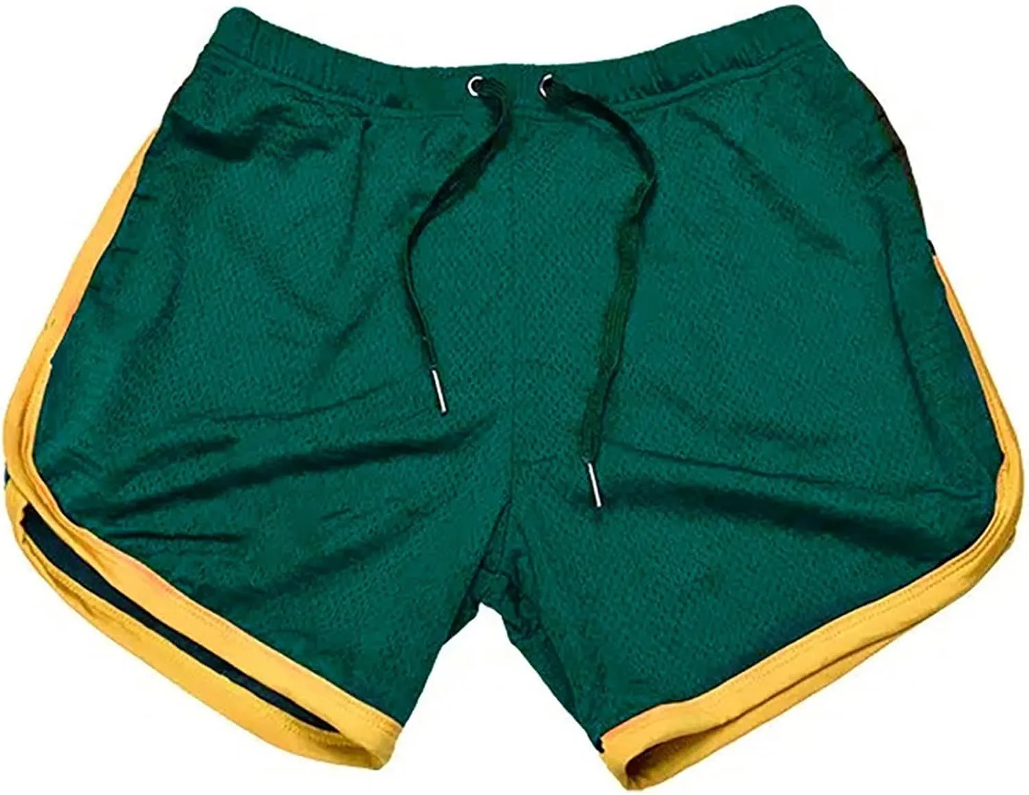 Exercise Shorts for Men Breathable Activewear with Drawstring Funny Slim Fit Running Short Shorts Casual Short