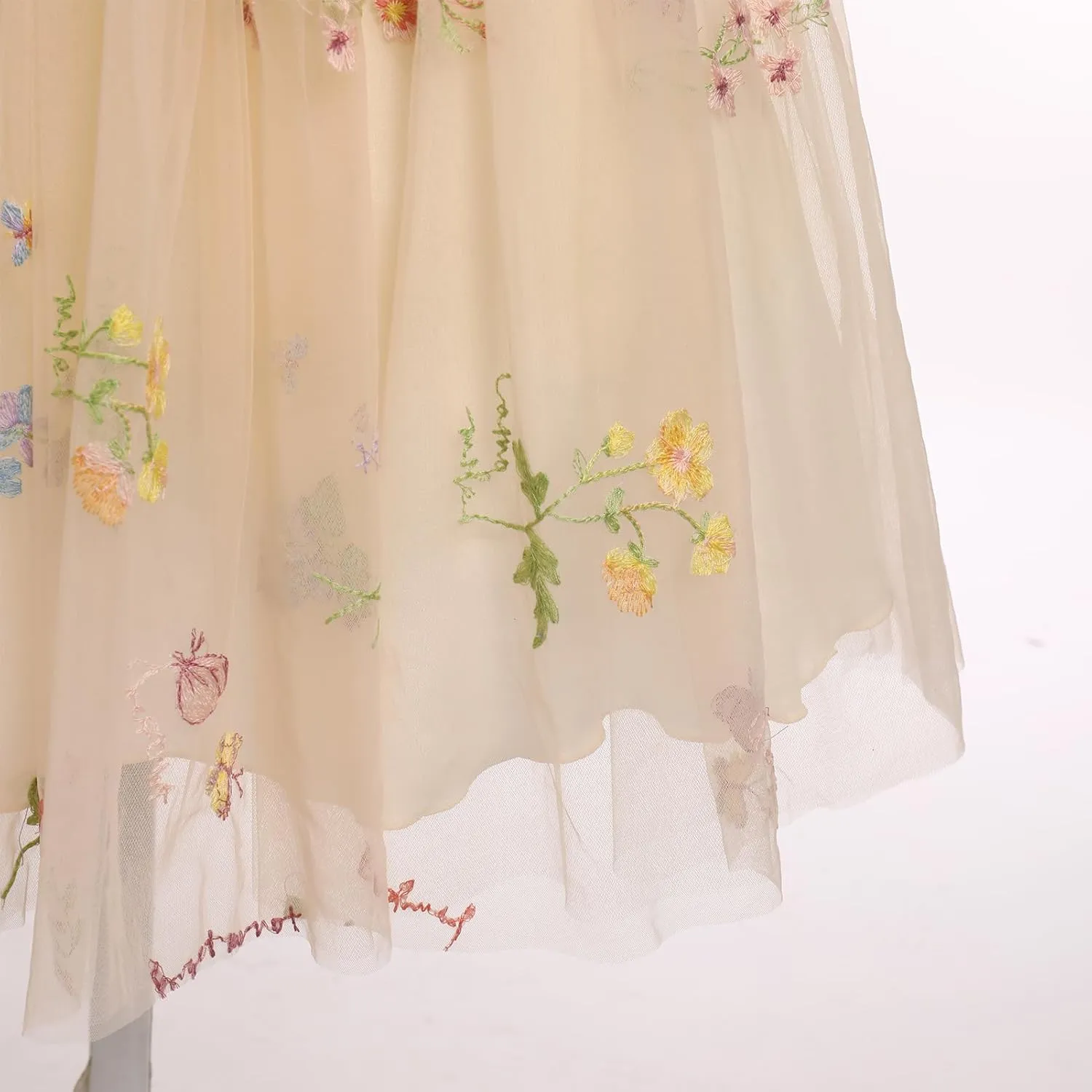 Flower Girl Floal Lace Tulle Dress Princess Backless Wedding Junior Bridesmaid Pageant Communion Dance Maxi Gown