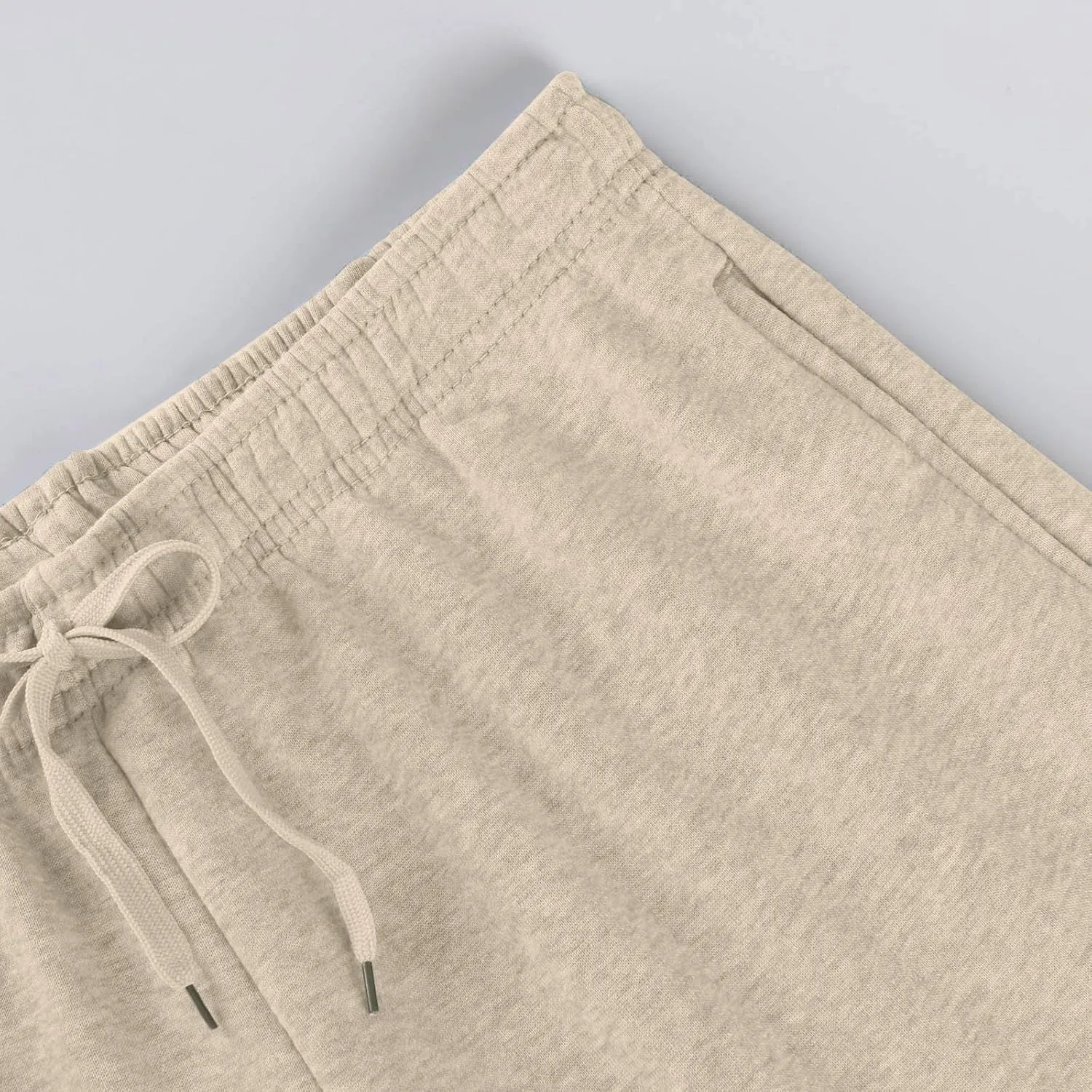 Jogger Sweatpants Women Baggy Comfy Elastic High Waisted Fleece Sweatpants Outdoor Workout Joggers w/Pockets