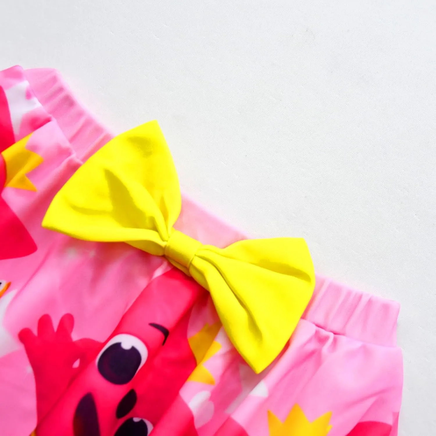 Kids Girls Swimwear,1/2 Piece Swimwear Set 2-9Years Off Shoulder Bikini Set 3D Printing Cute Sharks Bathing Suits for Girls