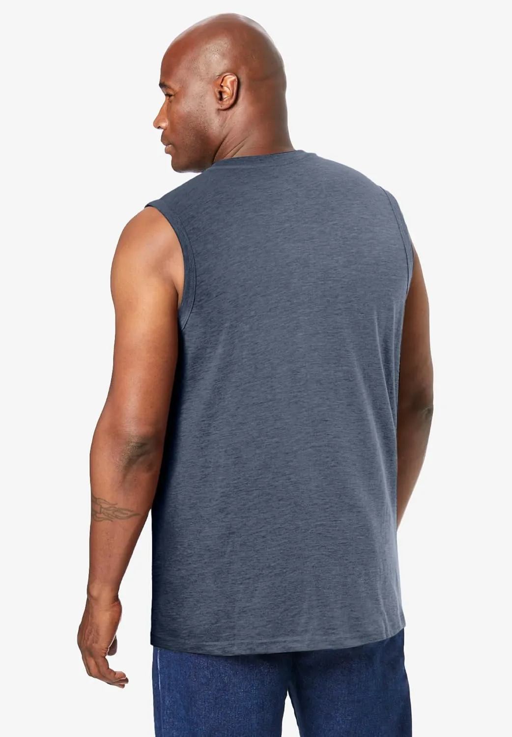 KingSize Men's Big & Tall Shrink-Less Lightweight Muscle T-Shirt