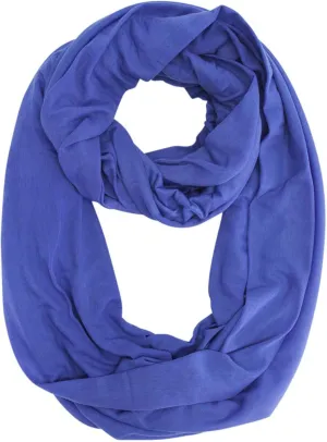 Long Jersey Knit Circle Infinity Scarf