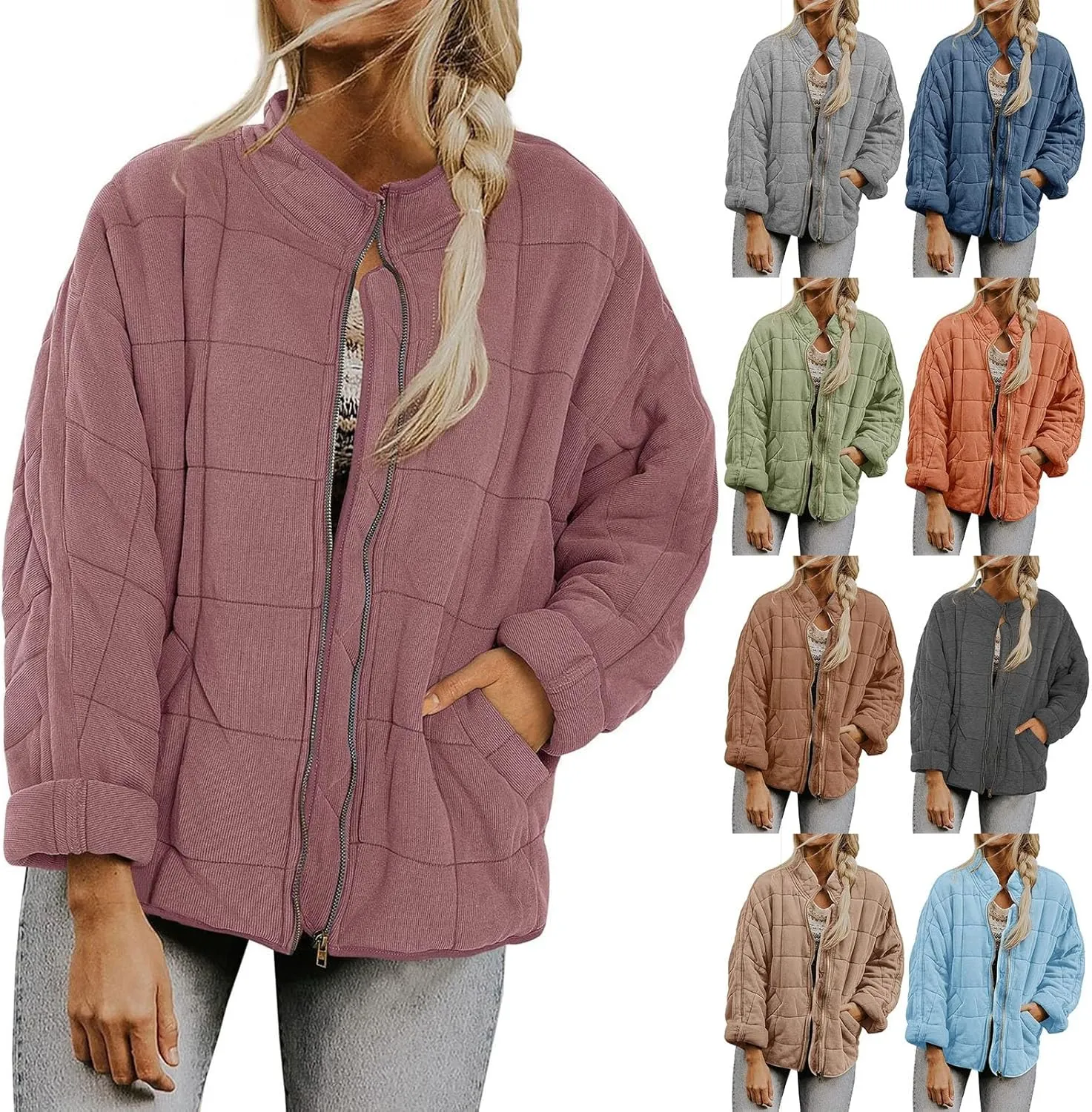 Long Length Bubble Puffer Parka Cotton Jacket Loose Pocket Cotton Jacket Womens Long Maxi Puffer Coat Down Jacket