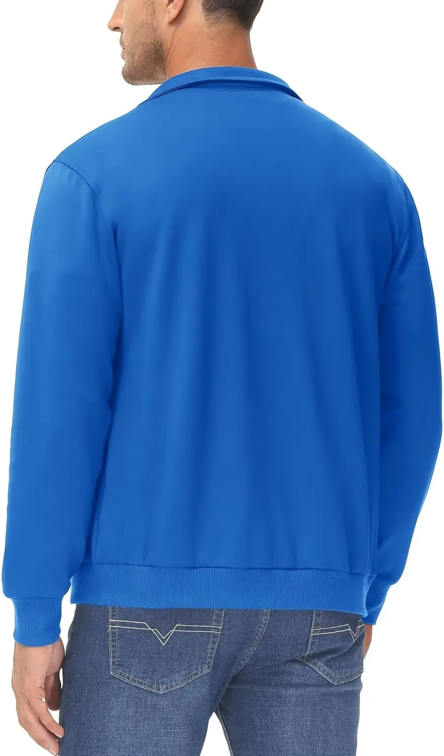 MAGCOMSEN Men's Track Jackets Lightweight Full-Zip Casual Coat Workout Running Athletic Active Jacket With Pockets