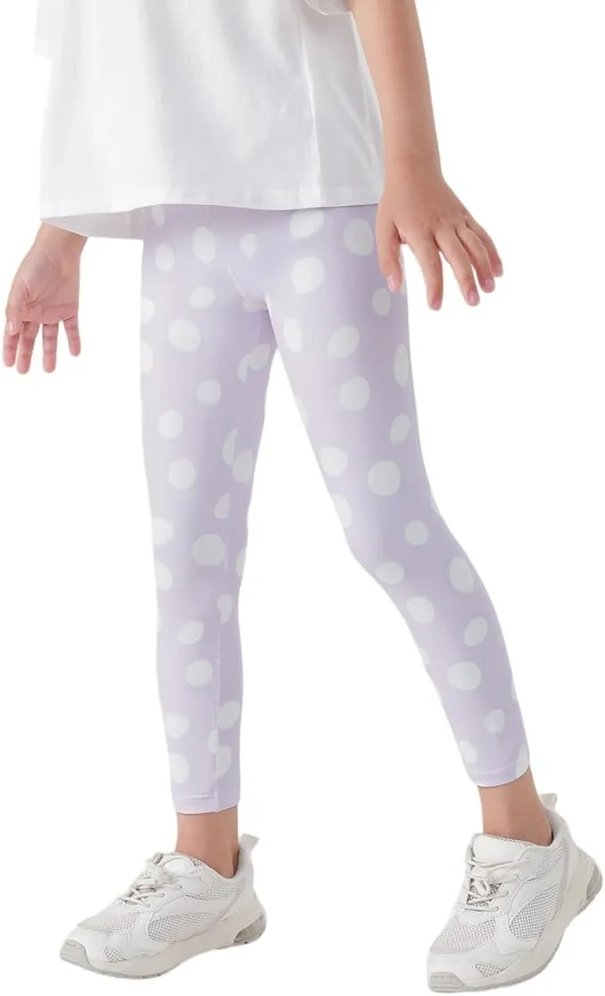 marc & janie Girls Summer Thin Stretch Yoga Pants Sun Protection Kids Athletic Leggings Soft Bottoms 240291