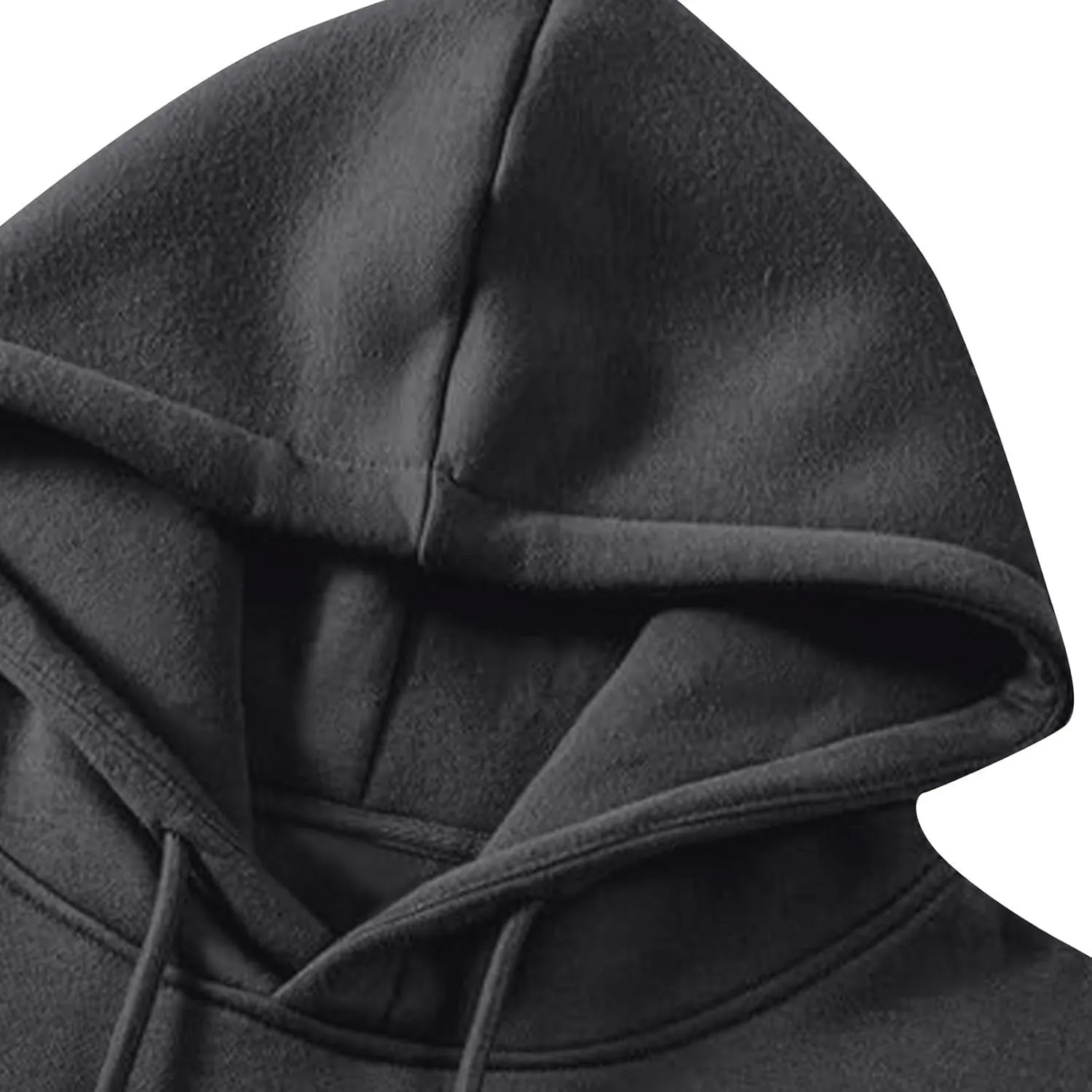 Men's Autumn and Winter Warm Pullover Splicing Zipper Jacket Zip Up Hoodie Heavyweight Hoode Sweatershirt Coats