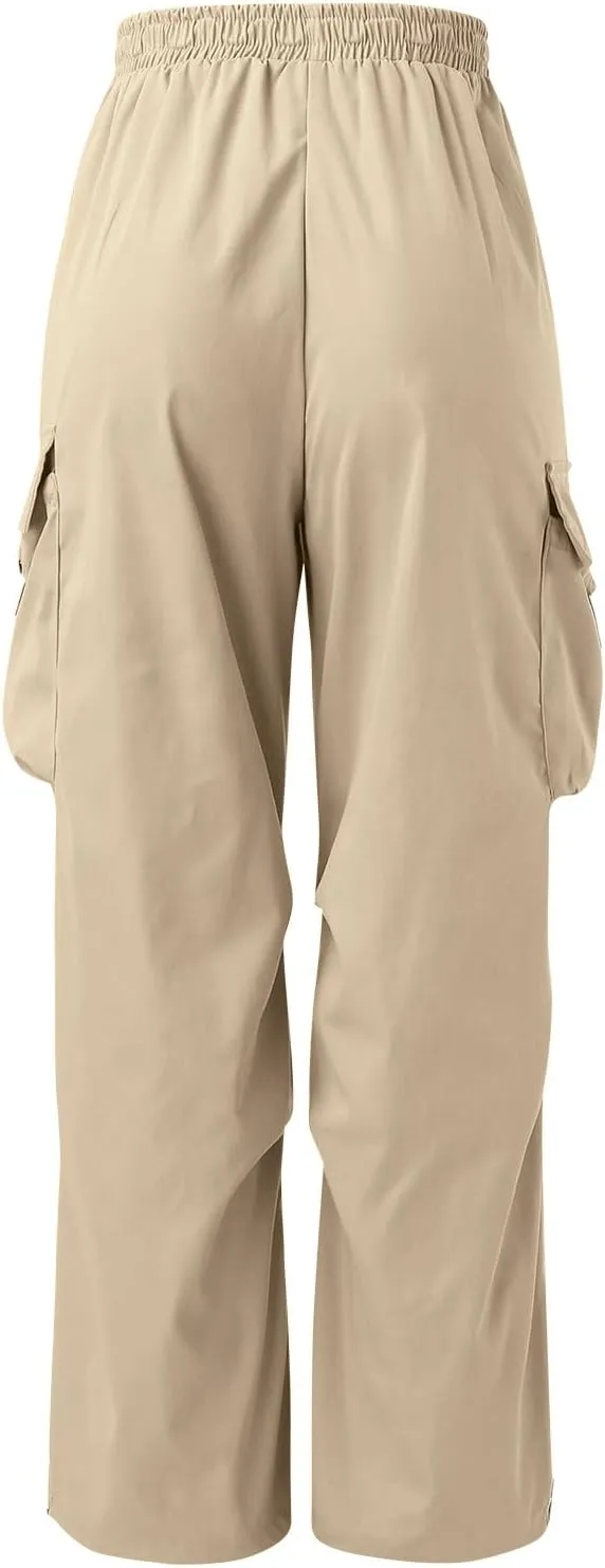 Mens Cargo Pants Casual Baggy Joggers Athletic Parachute Pant Loose Fit Sweatpants with Pockets Y2K Streetwear