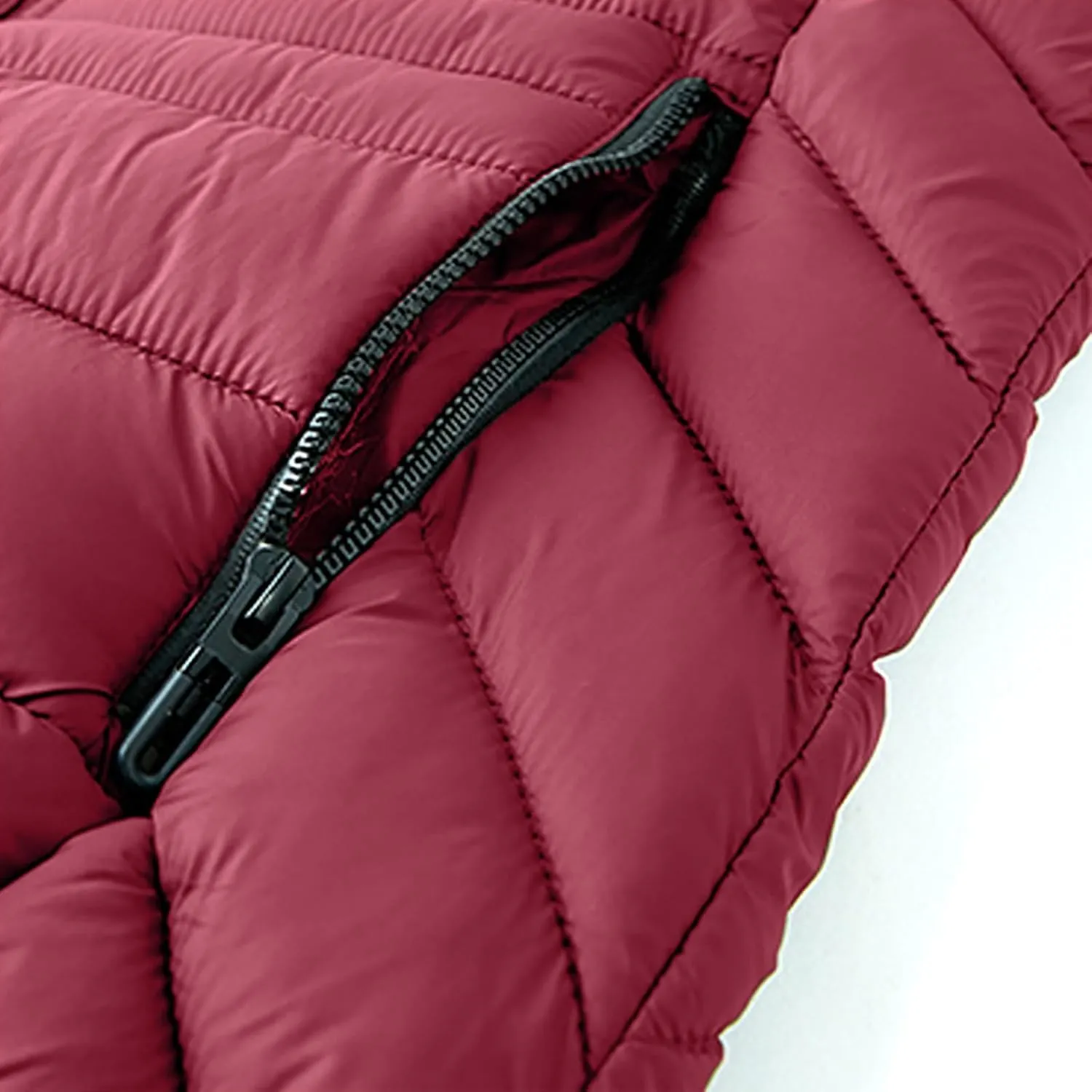 Mens Puffer Jackets Winter Hooded Coats Thicken Warm Overcoats Quilted Down Jacket Zipper Parka Coat Trendy Outerwear