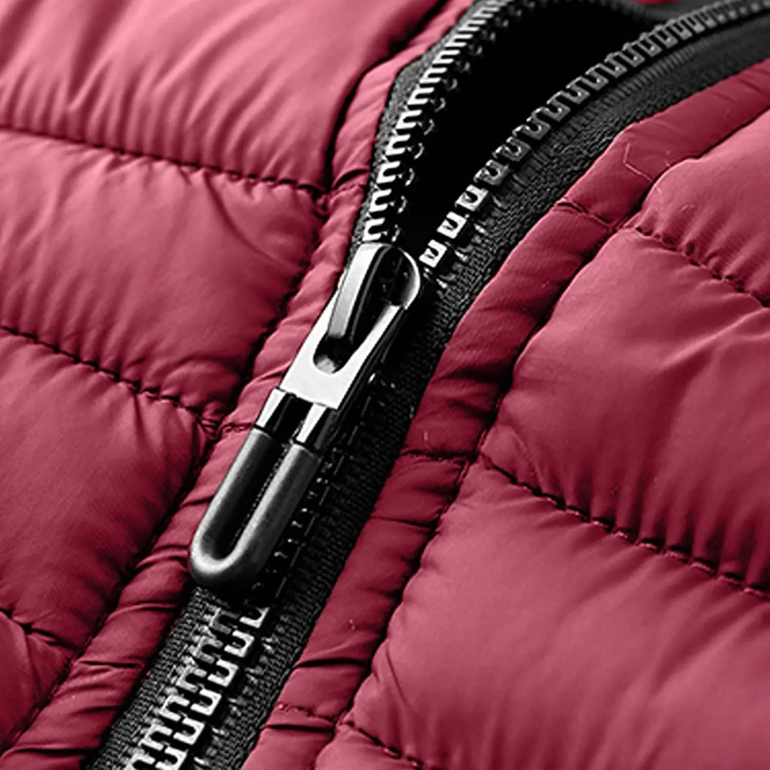 Mens Puffer Jackets Winter Hooded Coats Thicken Warm Overcoats Quilted Down Jacket Zipper Parka Coat Trendy Outerwear