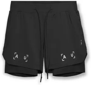 Men's Running Shorts 2 in 1 Workout Shorts Quick Dry Gym Training Athletic Jogger with Phone Pockets