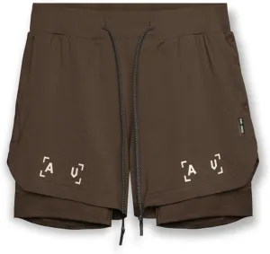 Men's Running Shorts 2 in 1 Workout Shorts Quick Dry Gym Training Athletic Jogger with Phone Pockets