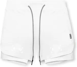Men's Running Shorts 2 in 1 Workout Shorts Quick Dry Gym Training Athletic Jogger with Phone Pockets