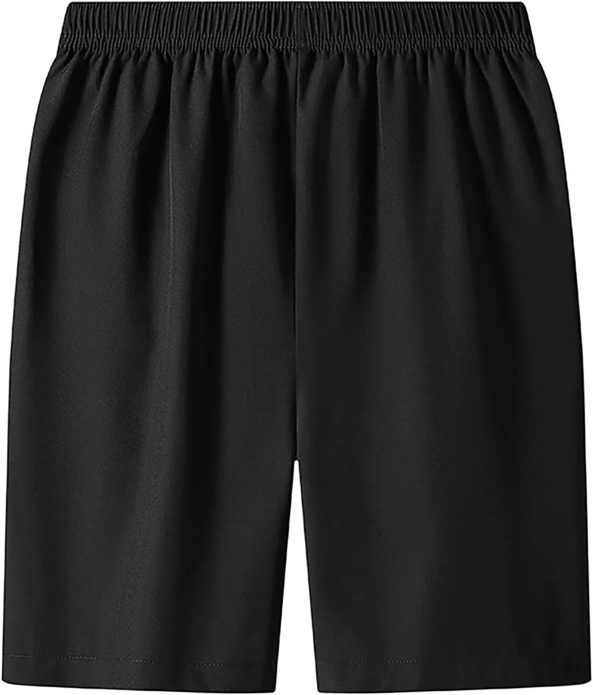 Mens Shorts Athletic with Zipper Pocket Male Gym Workout Shorts Elastic Waist Casual Jogger Pants Stretch Activewear