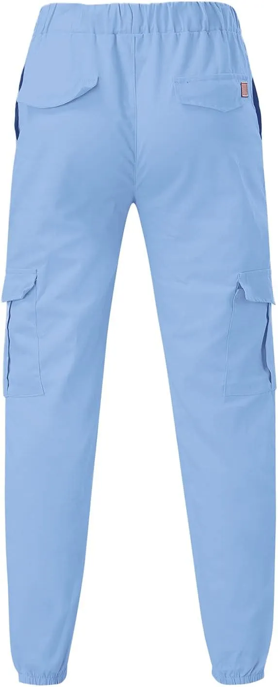 Mens Workout Cargo Sweatpants Mens Cargo Pants Casual Drawstring Athletic Jogger Sports Outdoor Trousers Mens Active
