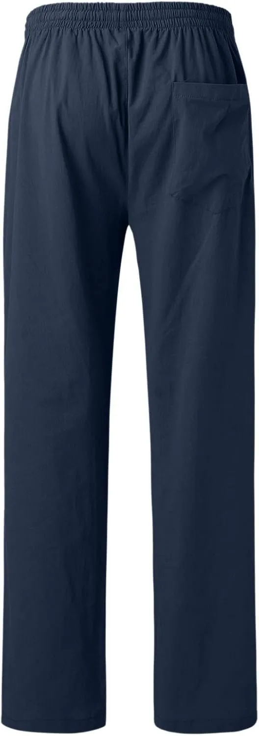 Mens Workout Cargo Sweatpants Pants Cargo Pants for Men Stretch Men's Regular Fleece Pants Winter Big and Tall Casual