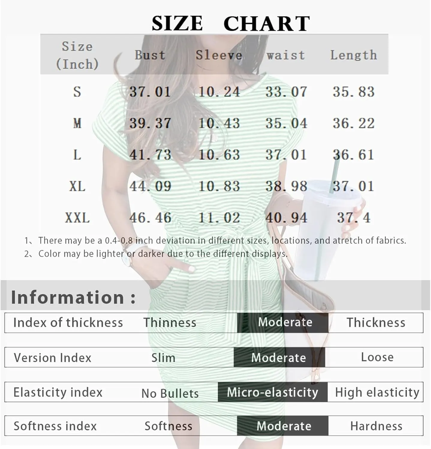 midelxp Striped T-Shirt Dresses for Women Summer Trendy Y2k Wrap Dress with Pockets Casual Crewneck Short Sleeve Midi Dress