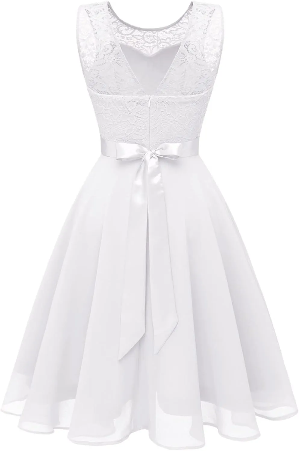 Mother of The Bride Dresses for Women Retro Floral Sleeveless A-Line Pastel Chiffon Dress Petite Church Summer Clothes