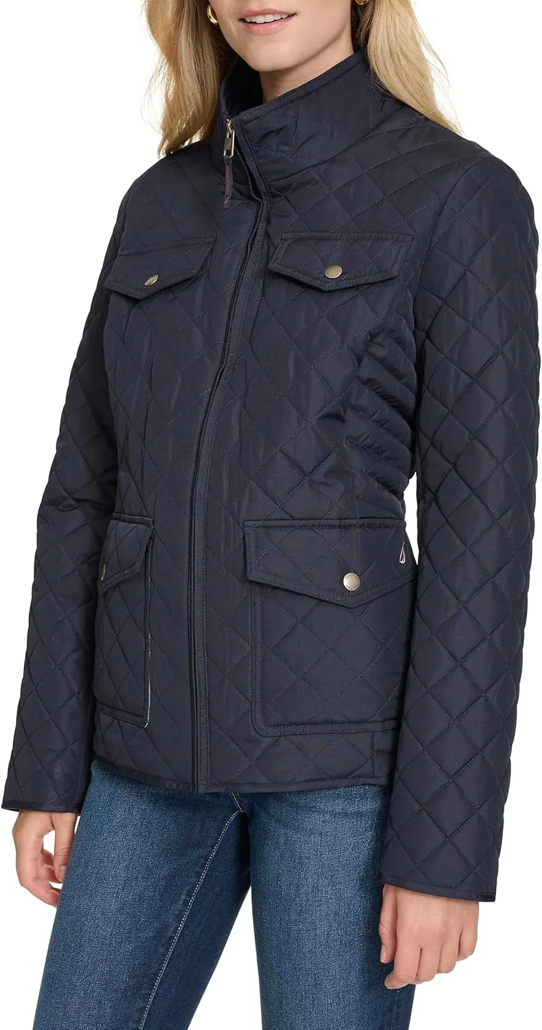 Nautica Women's Barn Outerwear Quilted Jacket