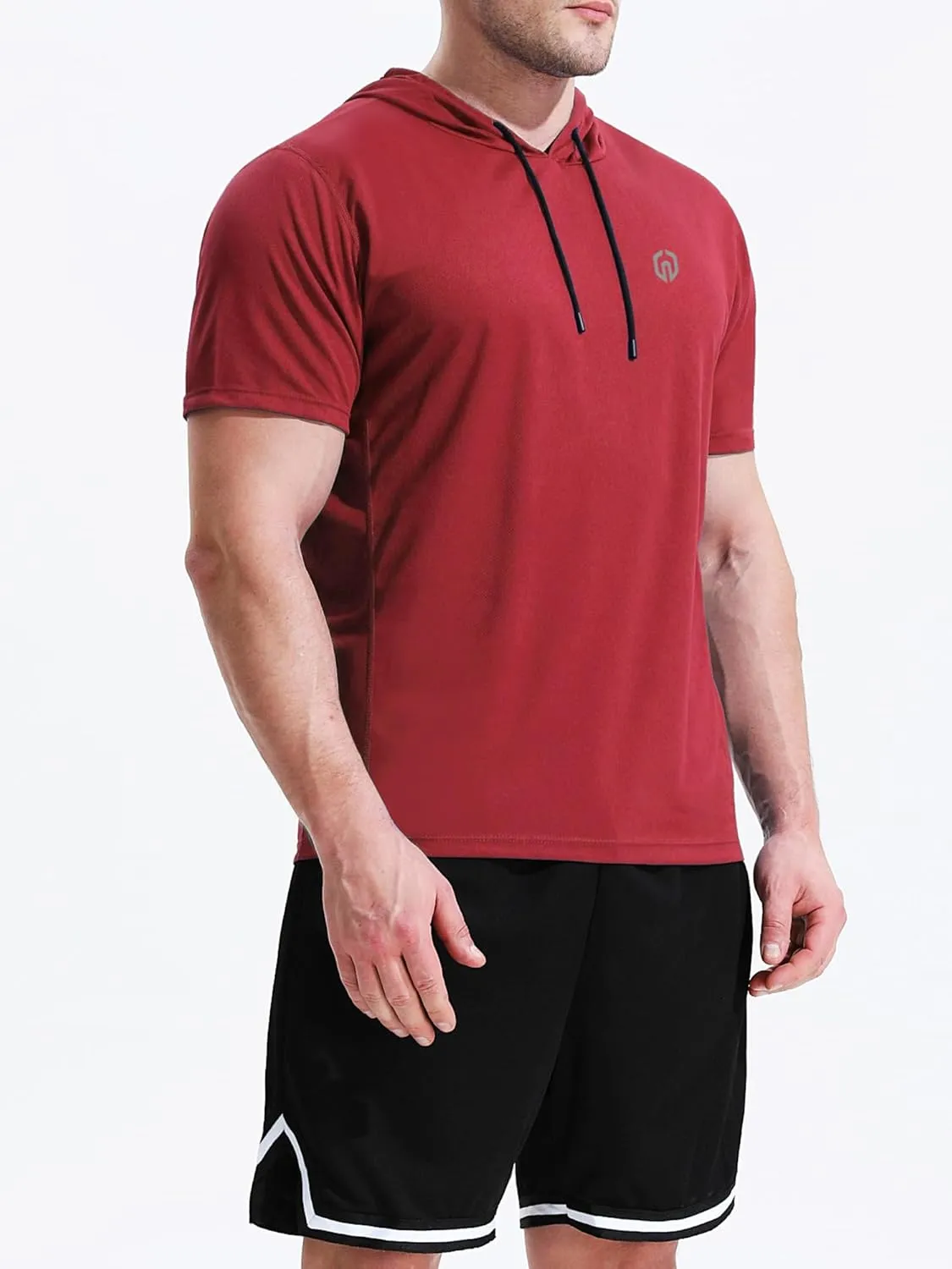 NELEUS Dry Fit Workout Athletic Muscle Tank Top Running Shirts with Hoods