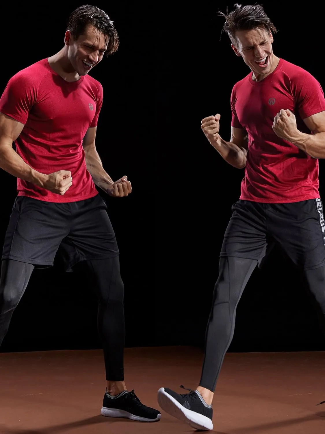 NELEUS Men's Dry Fit Mesh Athletic Shirts