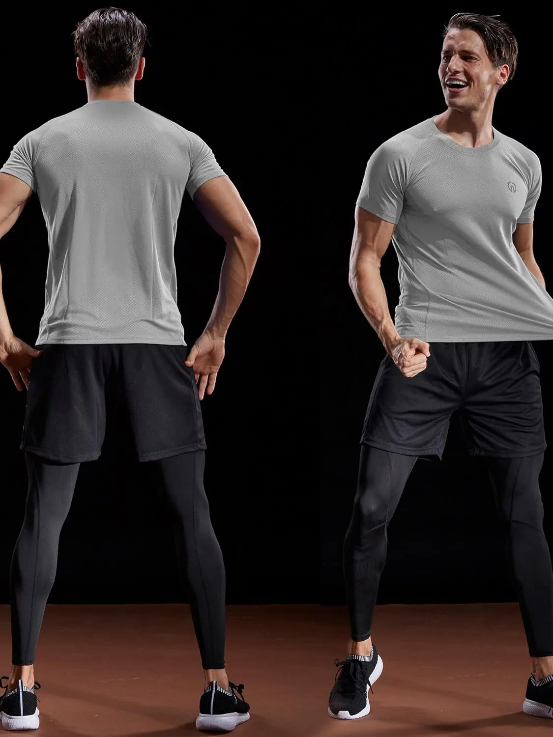 NELEUS Men's Dry Fit Mesh Athletic Shirts