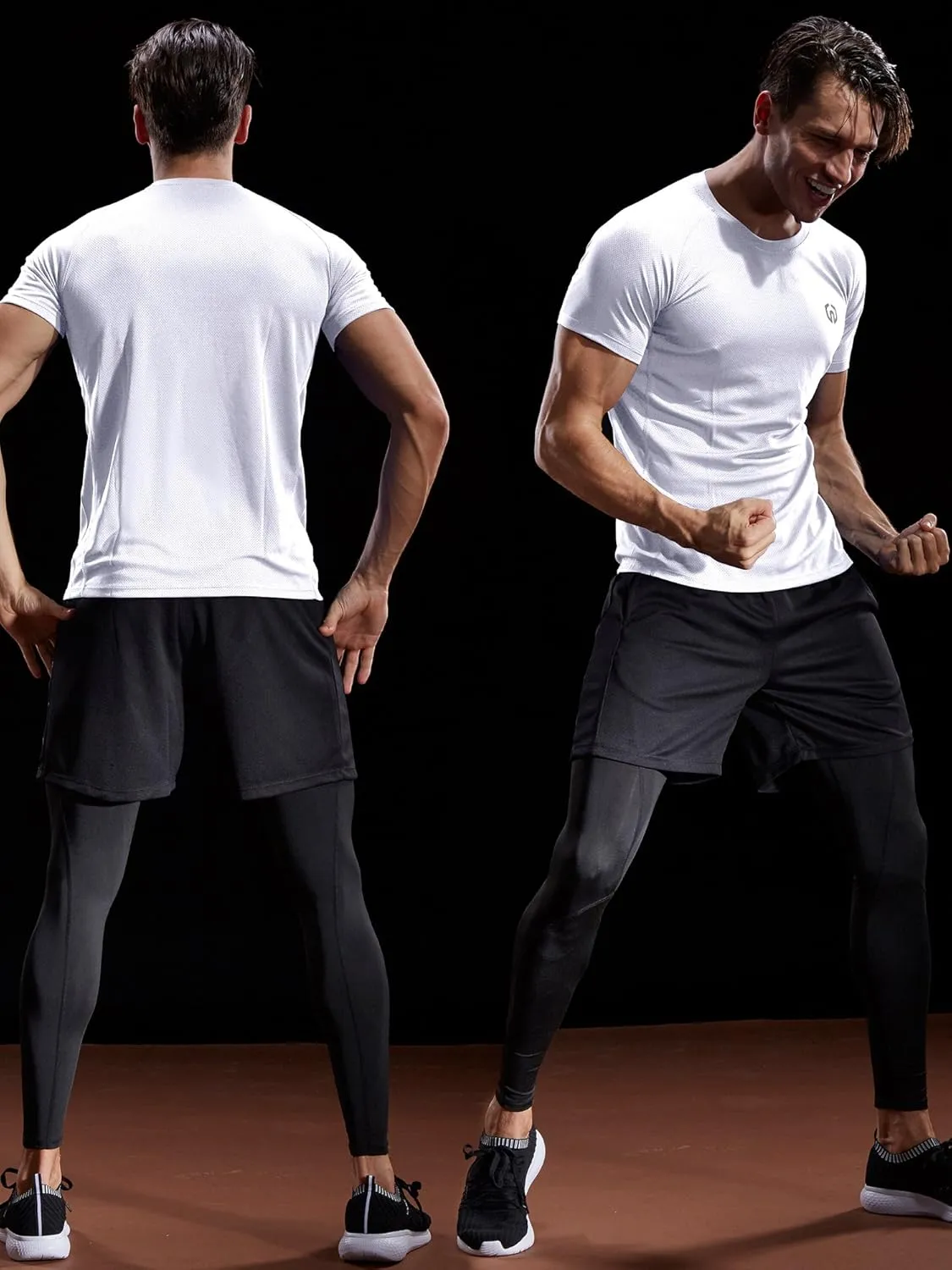 NELEUS Men's Dry Fit Mesh Athletic Shirts