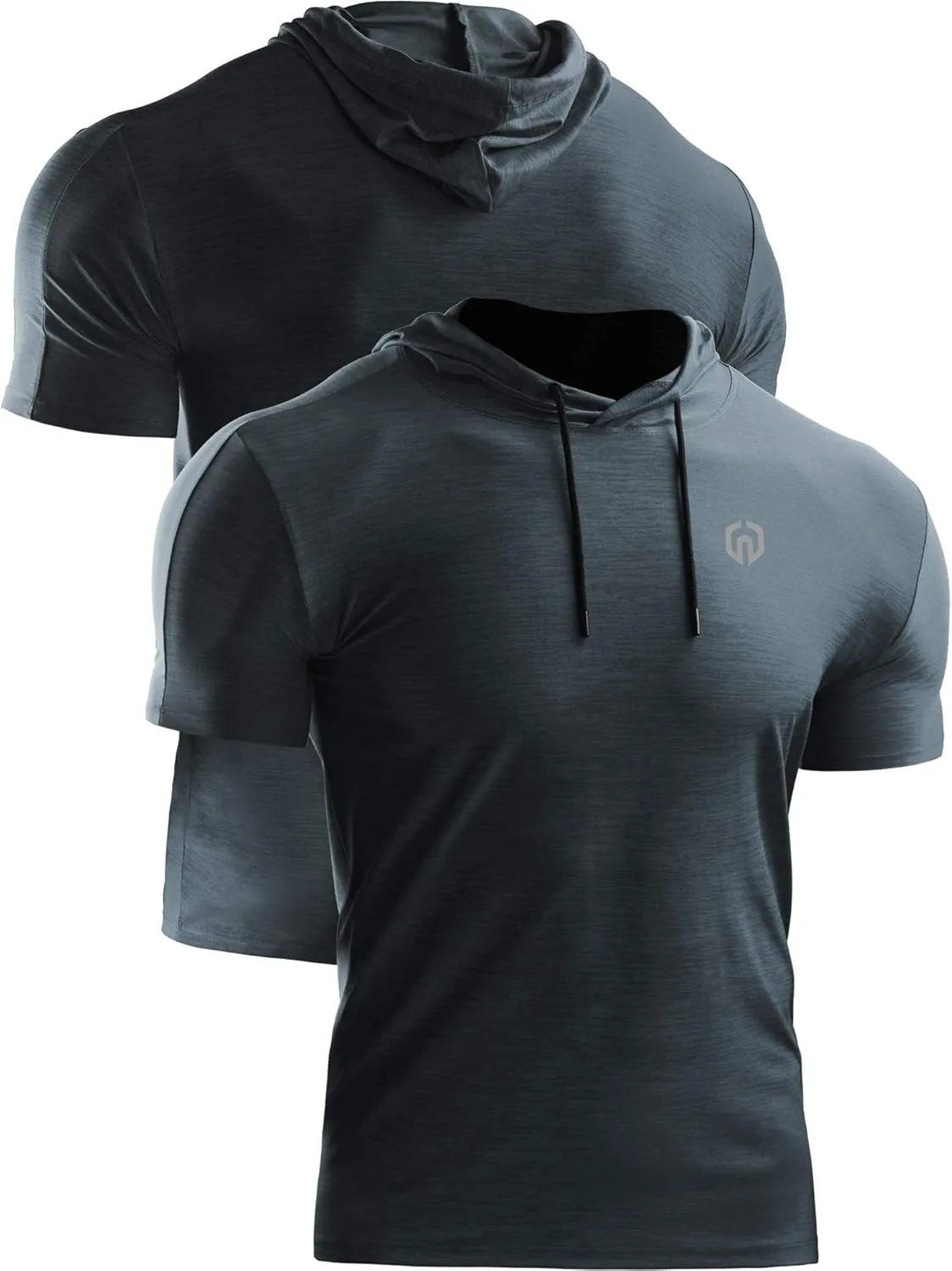 NELEUS Men's Dry Fit Performance Athletic Shirt with Hoods