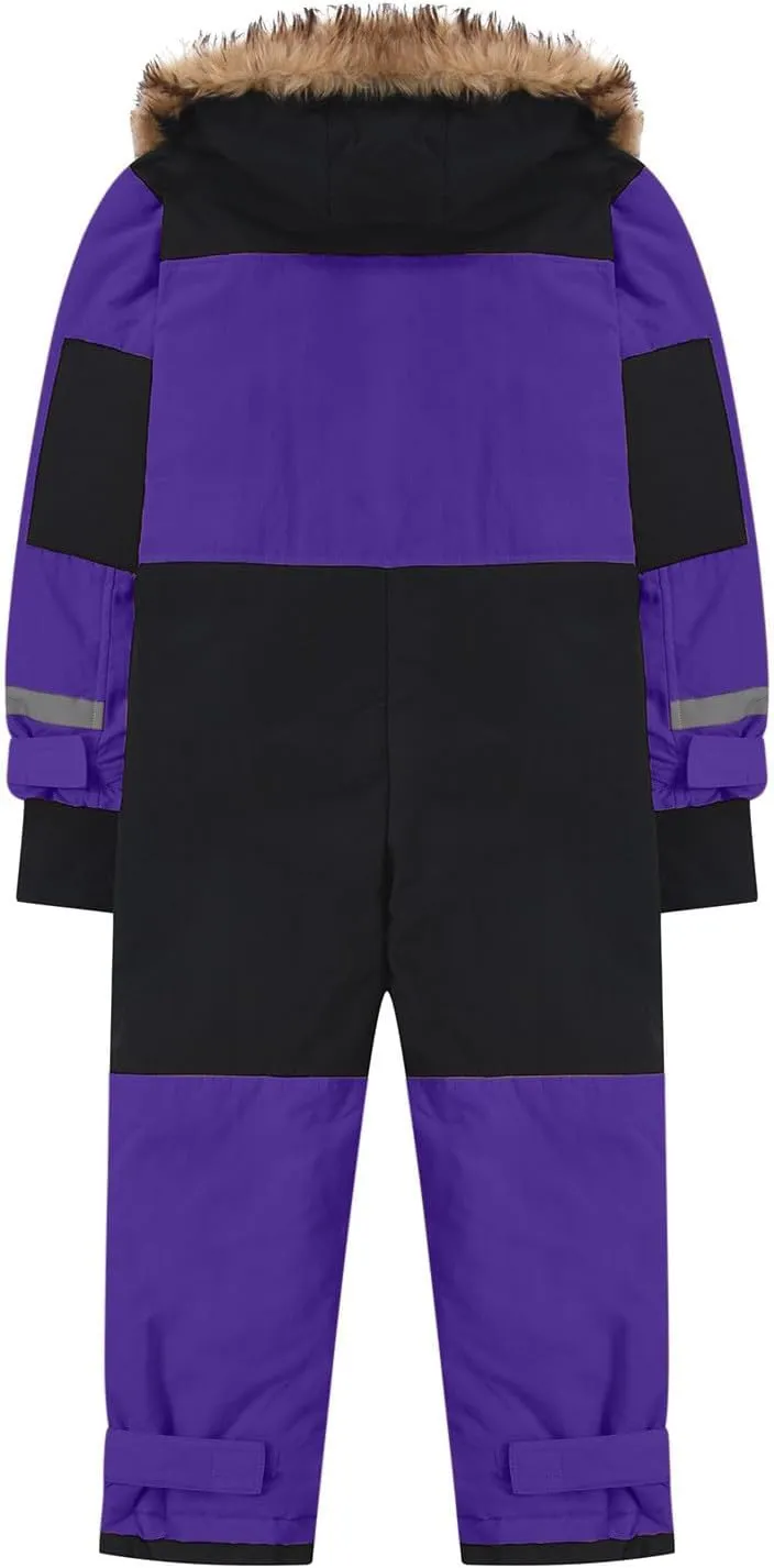 One Piece Snowsuit Kids Girls Boys Waterproof Windproof Winter Outdoor Overalls Snowboarding Ski Suits Jumpsuits