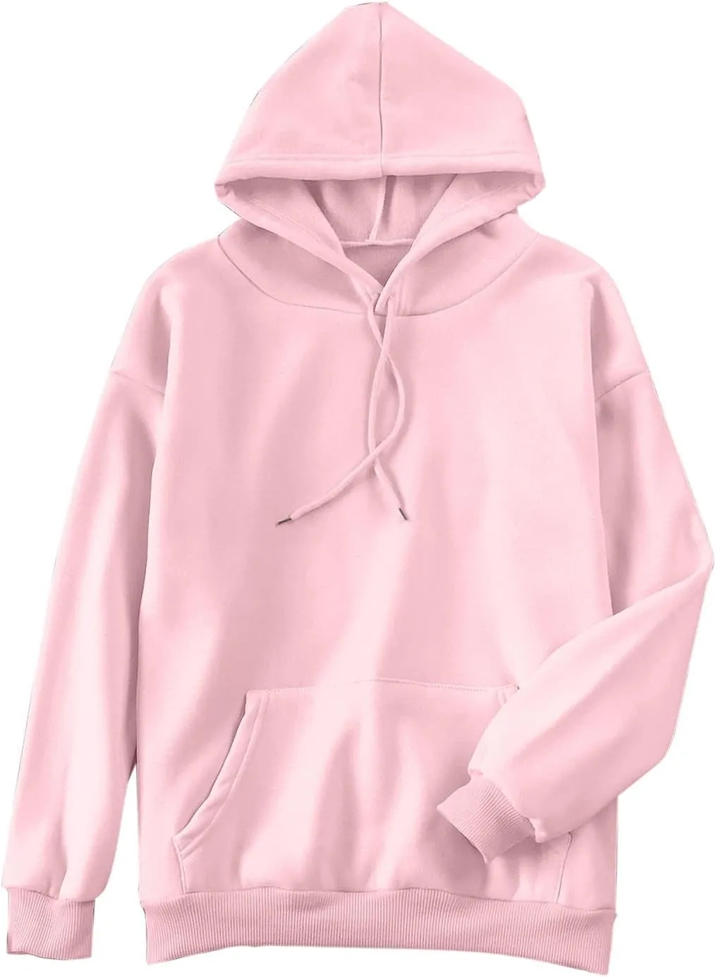Oversized Sweatshirts for Women Loose Fit Casual Pocket Pullover Hoodies Long Sleeve String Solid Activewear Sweater