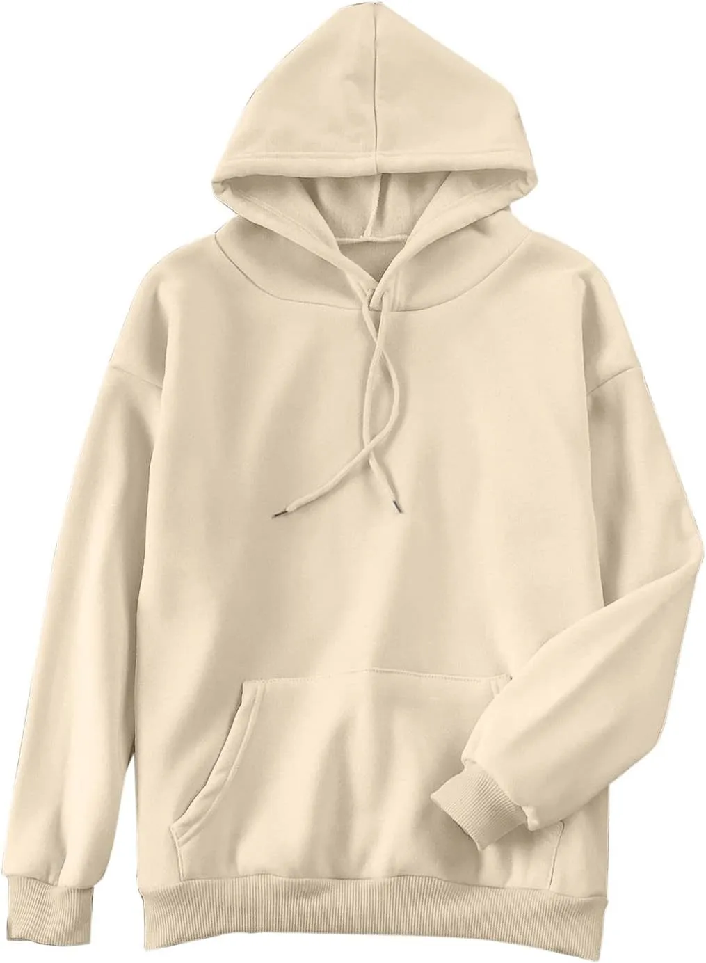 Oversized Sweatshirts for Women Loose Fit Casual Pocket Pullover Hoodies Long Sleeve String Solid Activewear Sweater