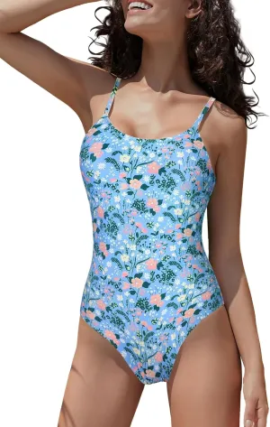 SHEKINI One Piece Swimsuit Tummy Control 1 Piece Swimsuit Sexy Bathing Suit One Piece for Women
