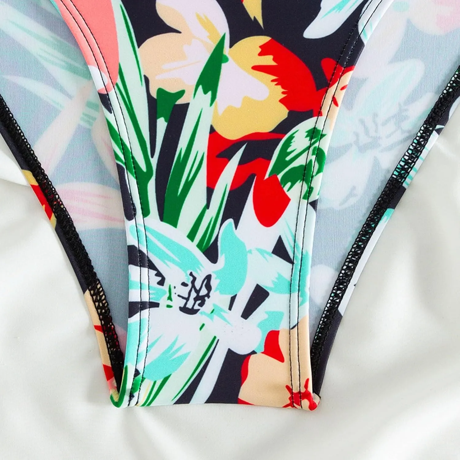 Split Bikini Women Gather Sexy Sling Backless Solid Split Swimsuit Swimsuit for Me