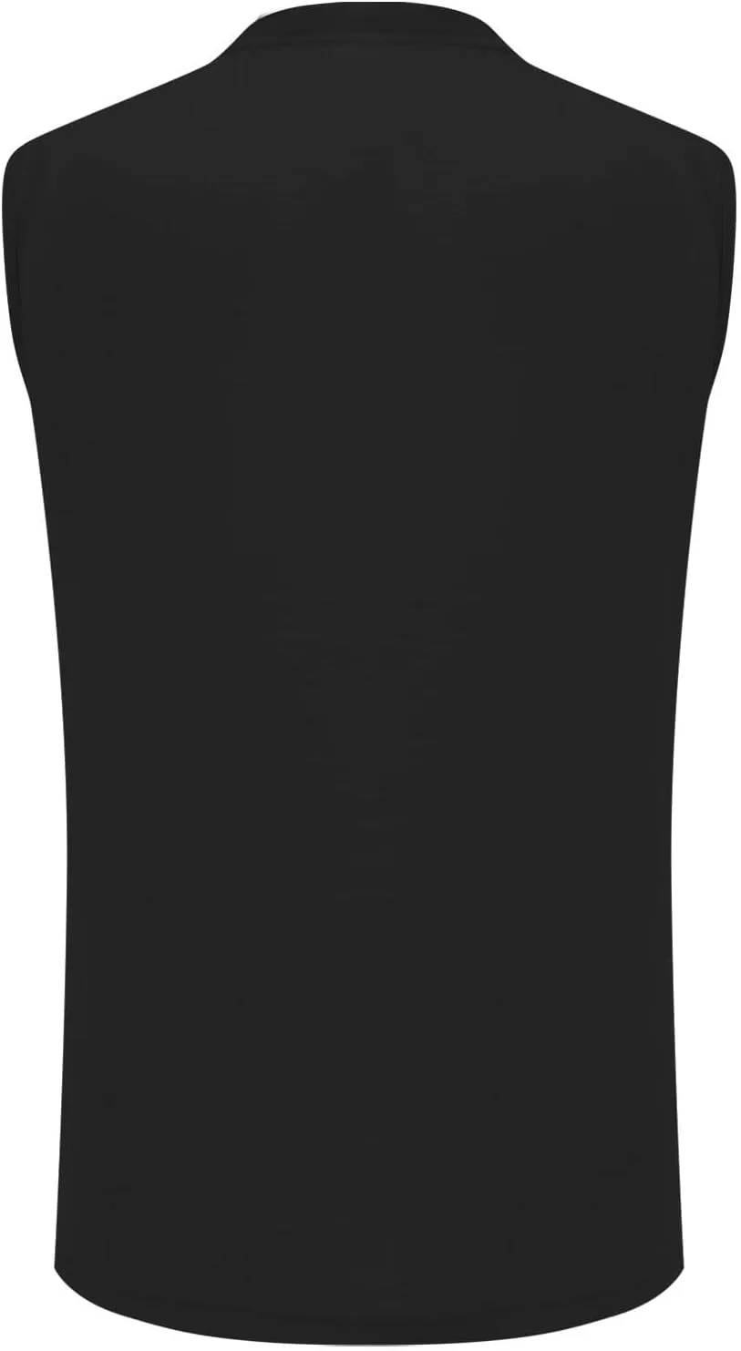 Summer Beach Tank Tops for Men V Neck Sleeveless Muscle Undershirts Solid Color Casual Tees Regular Fit Active Shirts