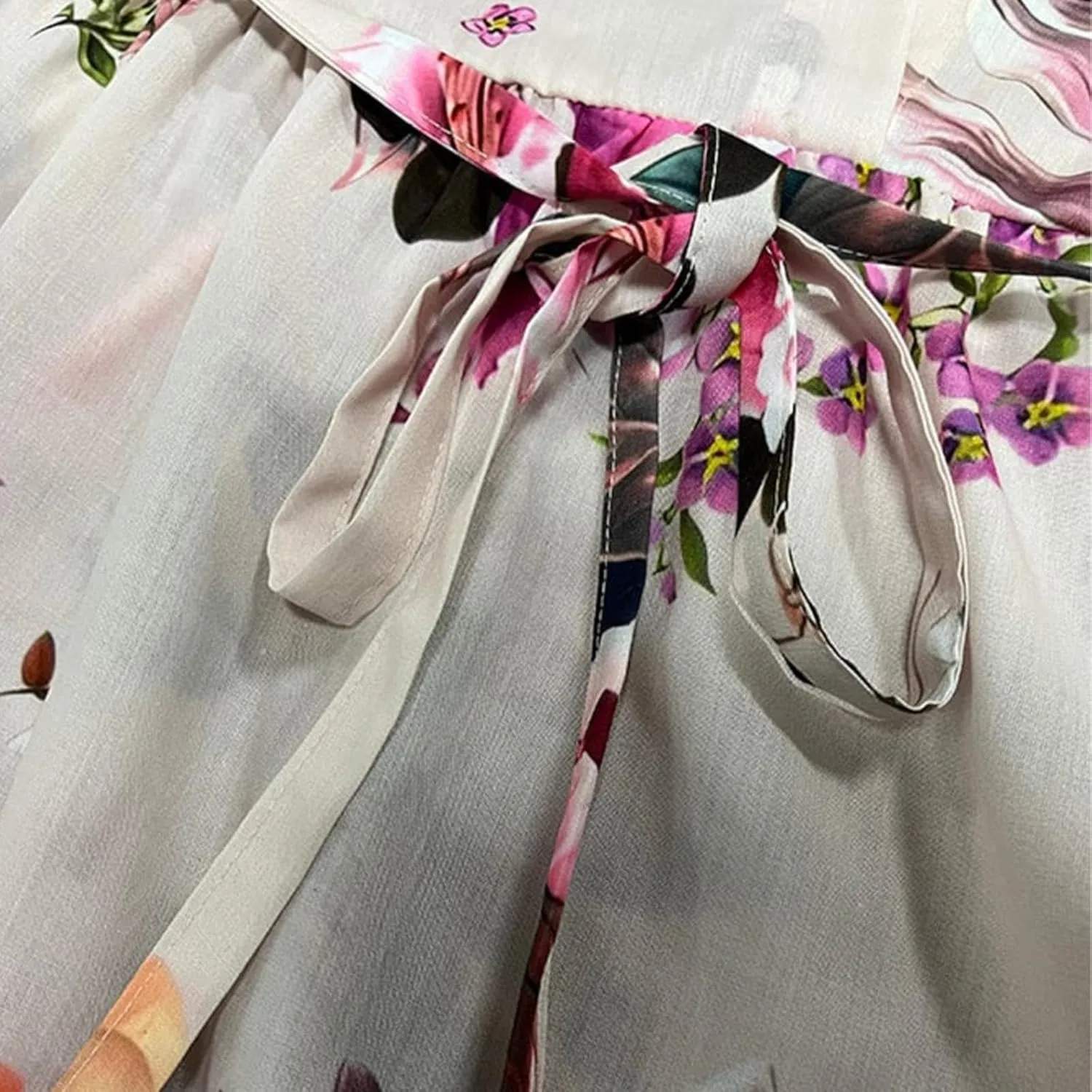 Summer Cotton Linen Dresses for Women 2025 Plus Size 3/4 Sleeve Floral Maxi Dress Elegantes Spring Vacation Dress