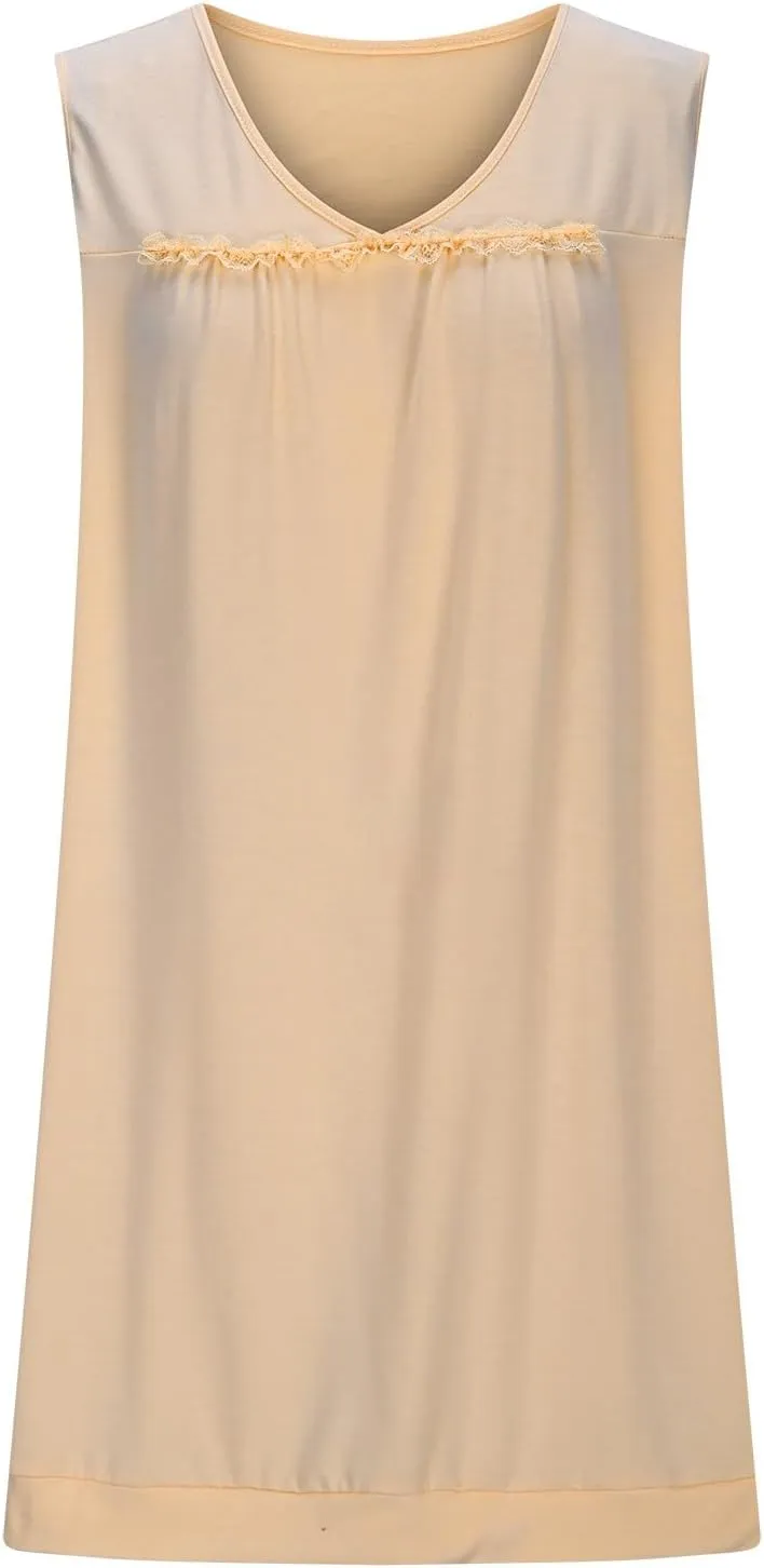Summer Dresses for Women 2025 Sleeveless Spring Sexy V-Neck Tank Dresses Causal Loose Beach Hawaiian Mini Sundress