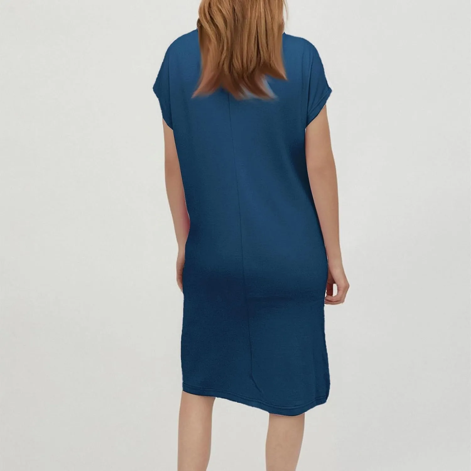 Summer Dresses for Women 2025 Trendy Must-Have Short Sleeve T-Shirt Dress Crew Neck Sundresses for Vacation Essential