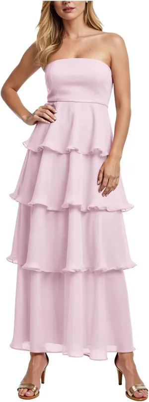 Summer Dresses for Women 2025,Women's Maxi Dress Off Shoulder Smocked Tiered Ruffle Flowy Dress Casual Beach Sundress