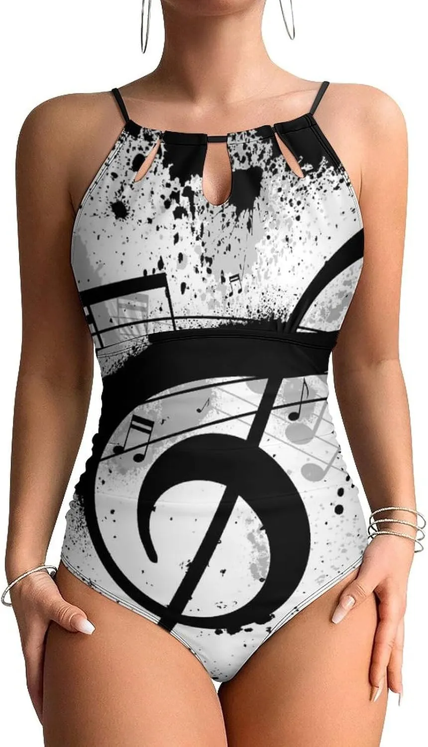 Supdreamc One Piece Swimsuit for All Women, Backless Swimwear Monokini Beachwear