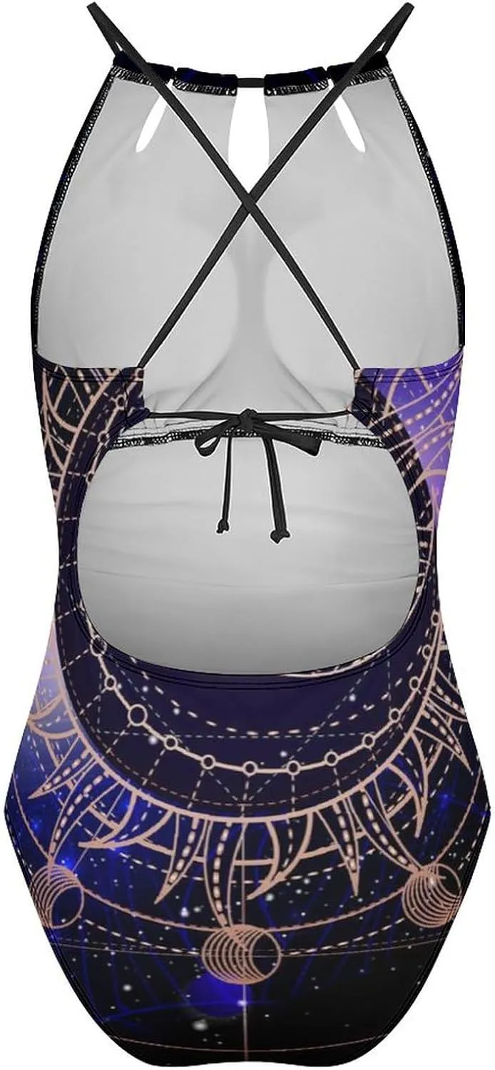Supdreamc One Piece Swimsuit for All Women, Backless Swimwear Monokini Beachwear